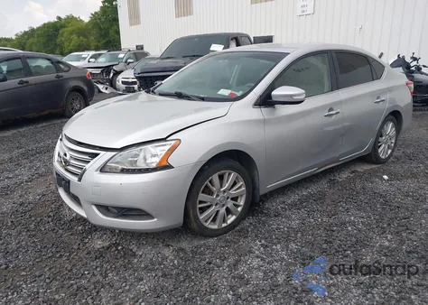 2013 Nissan Sentra Sl z USA, uszkodzony, nr VIN 3N1AB7AP1DL613193